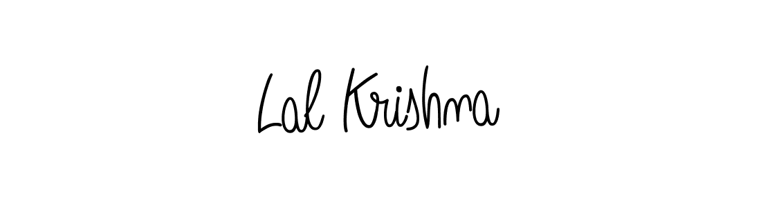 Make a beautiful signature design for name Lal Krishna. With this signature (Angelique-Rose-font-FFP) style, you can create a handwritten signature for free. Lal Krishna signature style 5 images and pictures png