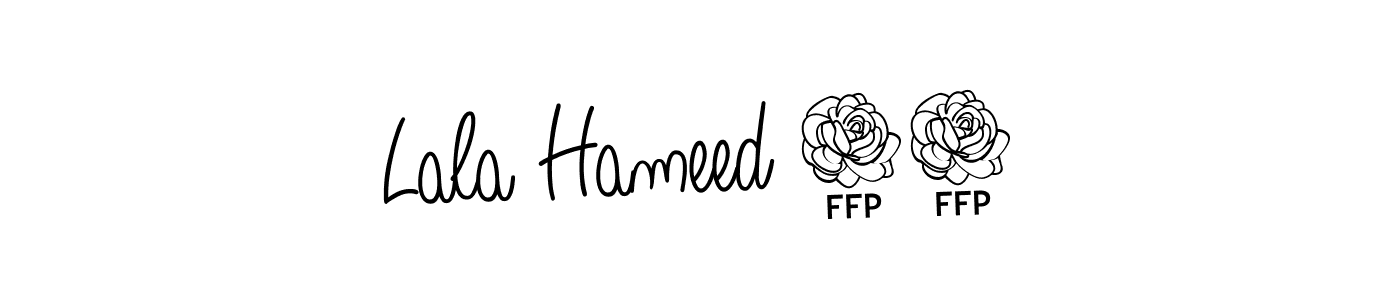 This is the best signature style for the Lala Hameed 67 name. Also you like these signature font (Angelique-Rose-font-FFP). Mix name signature. Lala Hameed 67 signature style 5 images and pictures png