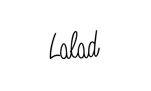 Make a beautiful signature design for name Lalad. With this signature (Angelique-Rose-font-FFP) style, you can create a handwritten signature for free. Lalad signature style 5 images and pictures png