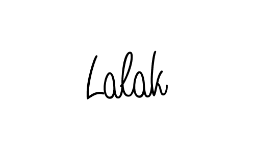 How to make Lalak signature? Angelique-Rose-font-FFP is a professional autograph style. Create handwritten signature for Lalak name. Lalak signature style 5 images and pictures png