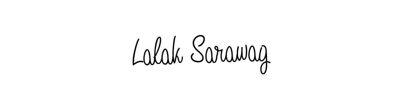 Lalak Sarawag stylish signature style. Best Handwritten Sign (Angelique-Rose-font-FFP) for my name. Handwritten Signature Collection Ideas for my name Lalak Sarawag. Lalak Sarawag signature style 5 images and pictures png