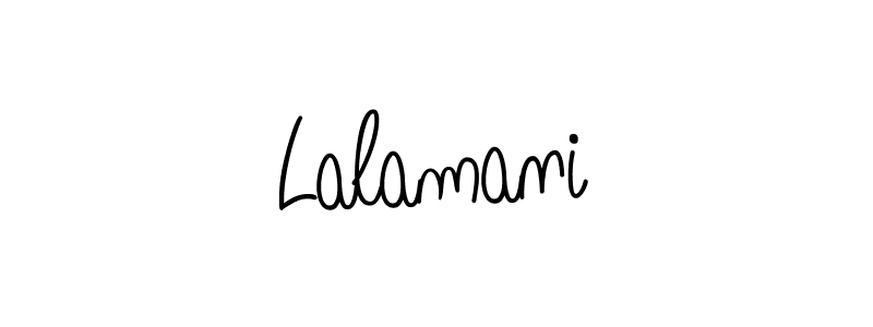 Here are the top 10 professional signature styles for the name Lalamani. These are the best autograph styles you can use for your name. Lalamani signature style 5 images and pictures png