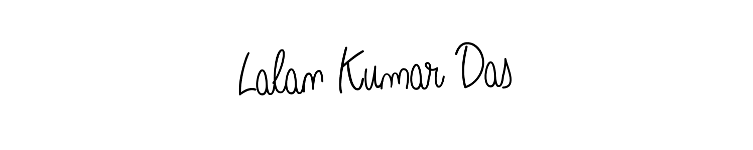 Use a signature maker to create a handwritten signature online. With this signature software, you can design (Angelique-Rose-font-FFP) your own signature for name Lalan Kumar Das. Lalan Kumar Das signature style 5 images and pictures png