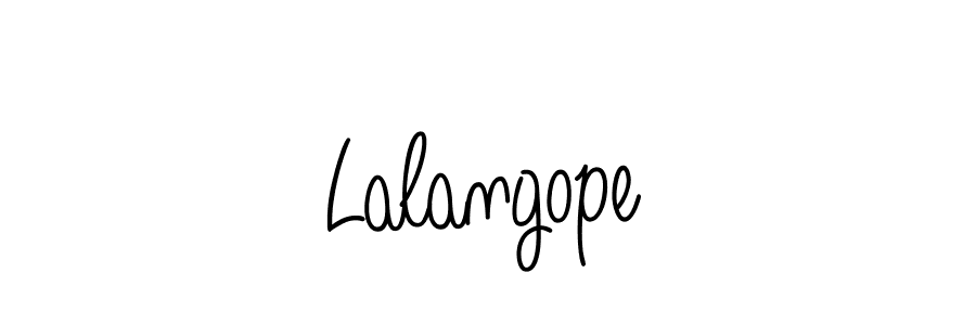 It looks lik you need a new signature style for name Lalangope. Design unique handwritten (Angelique-Rose-font-FFP) signature with our free signature maker in just a few clicks. Lalangope signature style 5 images and pictures png