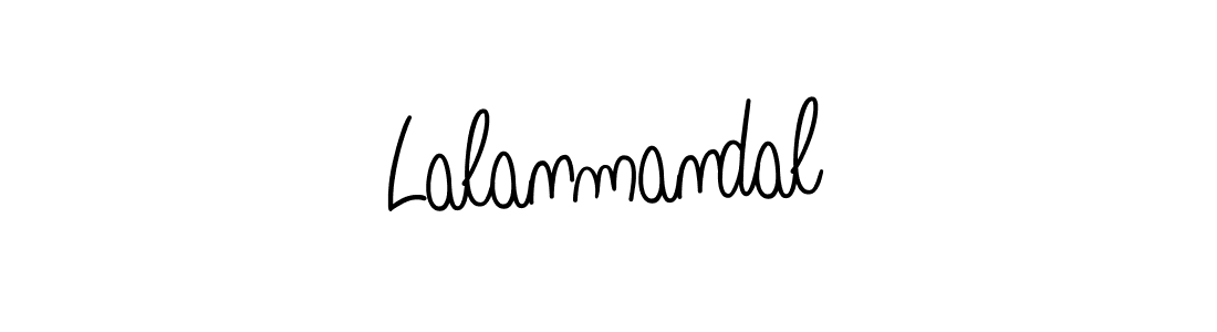 Also we have Lalanmandal name is the best signature style. Create professional handwritten signature collection using Angelique-Rose-font-FFP autograph style. Lalanmandal signature style 5 images and pictures png