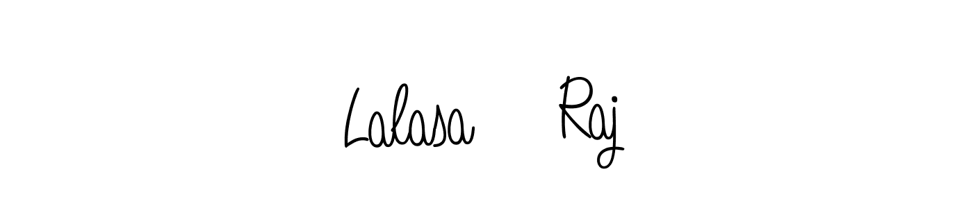 Design your own signature with our free online signature maker. With this signature software, you can create a handwritten (Angelique-Rose-font-FFP) signature for name Lalasa ❤ Raj. Lalasa ❤ Raj signature style 5 images and pictures png