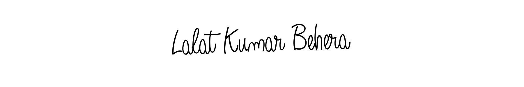 You should practise on your own different ways (Angelique-Rose-font-FFP) to write your name (Lalat Kumar Behera) in signature. don't let someone else do it for you. Lalat Kumar Behera signature style 5 images and pictures png