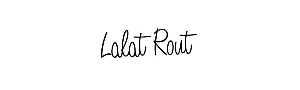 Lalat Rout stylish signature style. Best Handwritten Sign (Angelique-Rose-font-FFP) for my name. Handwritten Signature Collection Ideas for my name Lalat Rout. Lalat Rout signature style 5 images and pictures png