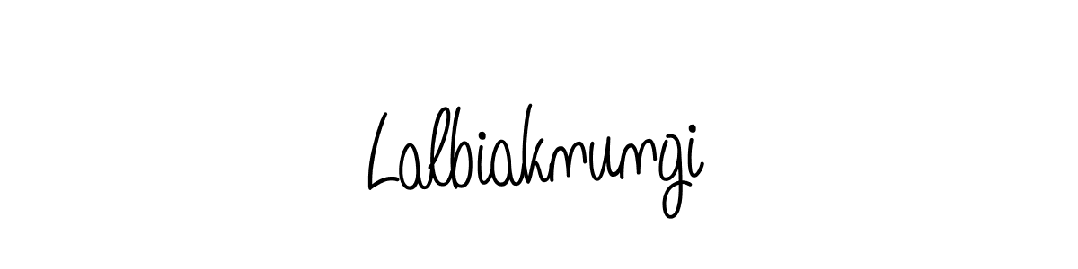 Here are the top 10 professional signature styles for the name Lalbiaknungi. These are the best autograph styles you can use for your name. Lalbiaknungi signature style 5 images and pictures png
