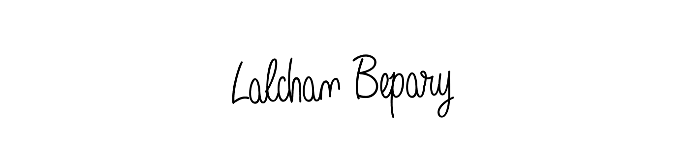 The best way (Angelique-Rose-font-FFP) to make a short signature is to pick only two or three words in your name. The name Lalchan Bepary include a total of six letters. For converting this name. Lalchan Bepary signature style 5 images and pictures png