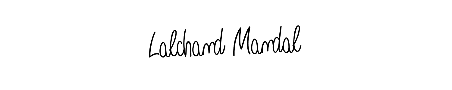 Lalchand Mandal stylish signature style. Best Handwritten Sign (Angelique-Rose-font-FFP) for my name. Handwritten Signature Collection Ideas for my name Lalchand Mandal. Lalchand Mandal signature style 5 images and pictures png