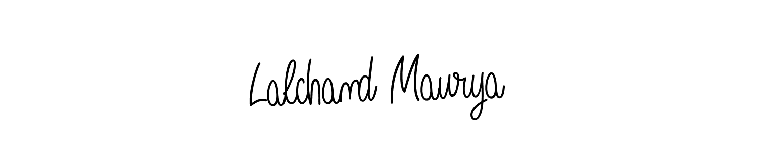 How to Draw Lalchand Maurya signature style? Angelique-Rose-font-FFP is a latest design signature styles for name Lalchand Maurya. Lalchand Maurya signature style 5 images and pictures png