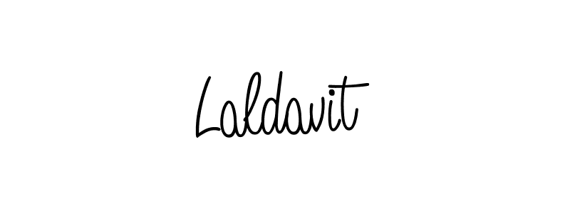 Laldavit stylish signature style. Best Handwritten Sign (Angelique-Rose-font-FFP) for my name. Handwritten Signature Collection Ideas for my name Laldavit. Laldavit signature style 5 images and pictures png