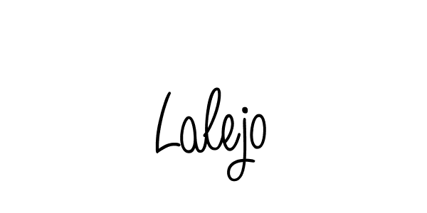 How to make Lalejo name signature. Use Angelique-Rose-font-FFP style for creating short signs online. This is the latest handwritten sign. Lalejo signature style 5 images and pictures png