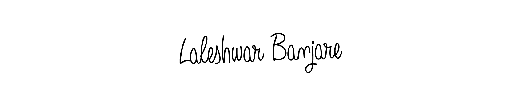 Design your own signature with our free online signature maker. With this signature software, you can create a handwritten (Angelique-Rose-font-FFP) signature for name Laleshwar Banjare. Laleshwar Banjare signature style 5 images and pictures png