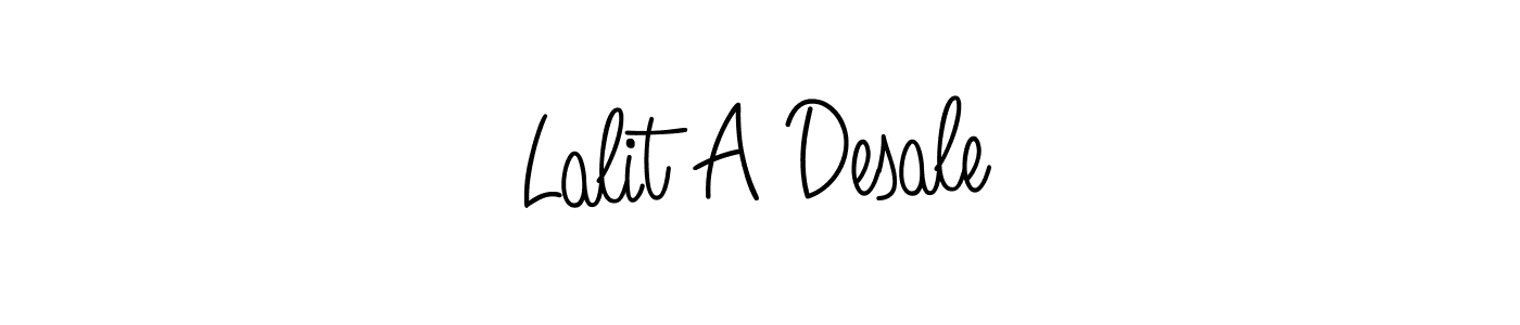 Best and Professional Signature Style for Lalit A Desale. Angelique-Rose-font-FFP Best Signature Style Collection. Lalit A Desale signature style 5 images and pictures png