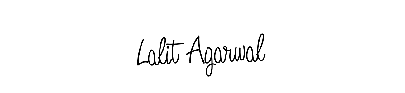 Lalit Agarwal stylish signature style. Best Handwritten Sign (Angelique-Rose-font-FFP) for my name. Handwritten Signature Collection Ideas for my name Lalit Agarwal. Lalit Agarwal signature style 5 images and pictures png