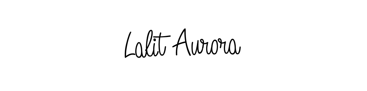 The best way (Angelique-Rose-font-FFP) to make a short signature is to pick only two or three words in your name. The name Lalit Aurora include a total of six letters. For converting this name. Lalit Aurora signature style 5 images and pictures png