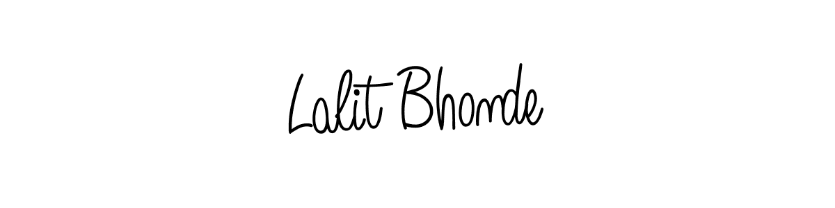 Make a beautiful signature design for name Lalit Bhonde. Use this online signature maker to create a handwritten signature for free. Lalit Bhonde signature style 5 images and pictures png