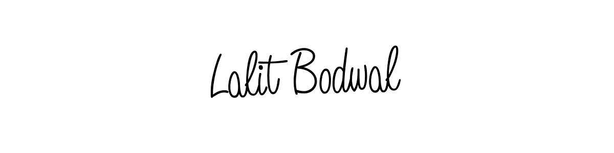 Use a signature maker to create a handwritten signature online. With this signature software, you can design (Angelique-Rose-font-FFP) your own signature for name Lalit Bodwal. Lalit Bodwal signature style 5 images and pictures png