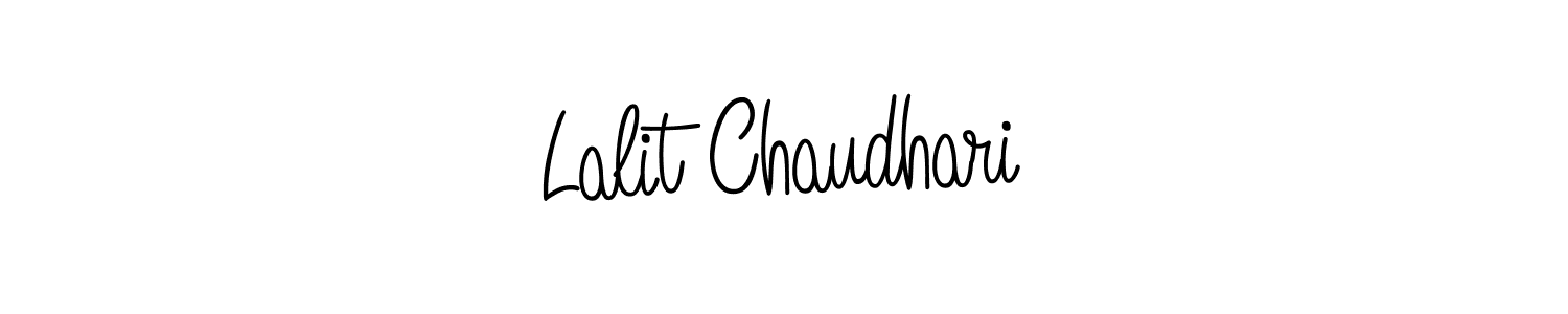 Make a beautiful signature design for name Lalit Chaudhari. Use this online signature maker to create a handwritten signature for free. Lalit Chaudhari signature style 5 images and pictures png