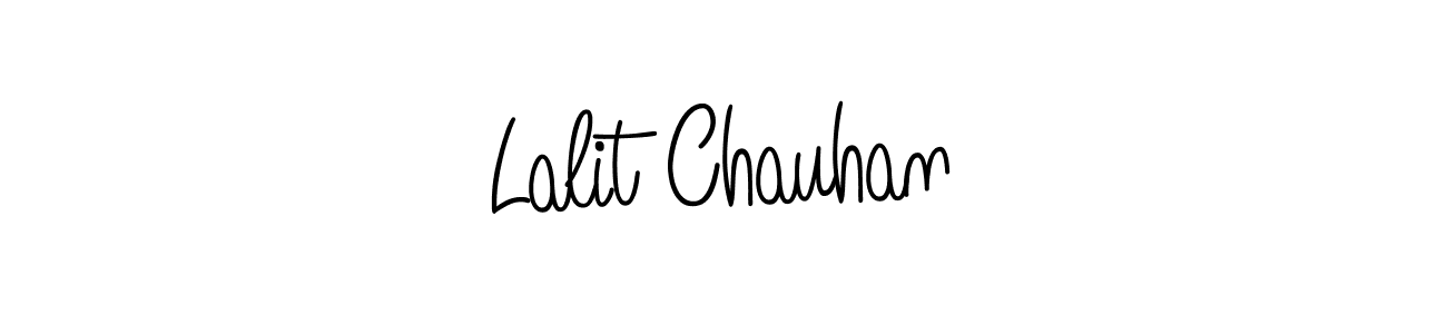 Create a beautiful signature design for name Lalit Chauhan. With this signature (Angelique-Rose-font-FFP) fonts, you can make a handwritten signature for free. Lalit Chauhan signature style 5 images and pictures png