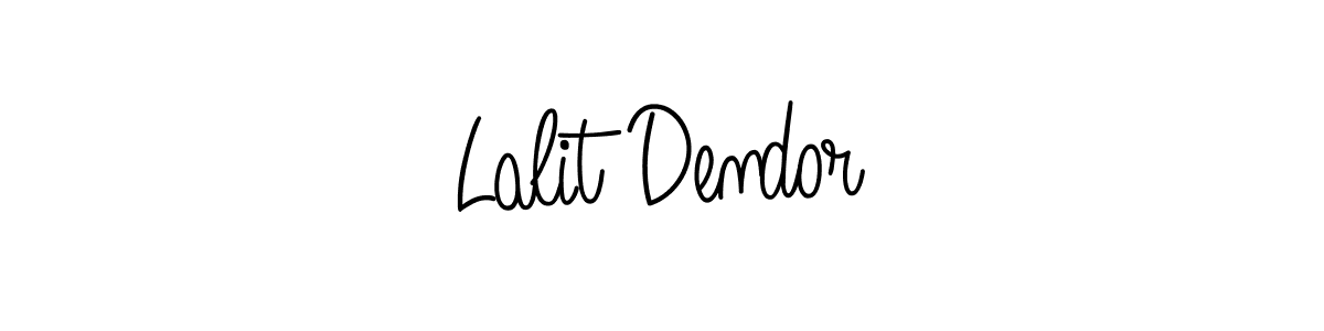 It looks lik you need a new signature style for name Lalit Dendor. Design unique handwritten (Angelique-Rose-font-FFP) signature with our free signature maker in just a few clicks. Lalit Dendor signature style 5 images and pictures png