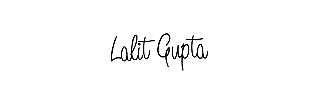 Make a beautiful signature design for name Lalit Gupta. With this signature (Angelique-Rose-font-FFP) style, you can create a handwritten signature for free. Lalit Gupta signature style 5 images and pictures png