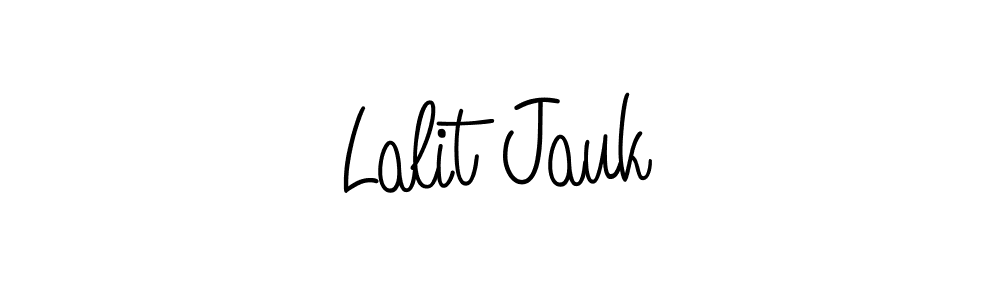 Also we have Lalit Jauk name is the best signature style. Create professional handwritten signature collection using Angelique-Rose-font-FFP autograph style. Lalit Jauk signature style 5 images and pictures png