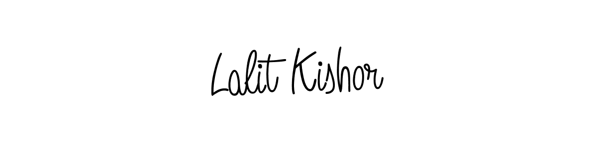 How to Draw Lalit Kishor signature style? Angelique-Rose-font-FFP is a latest design signature styles for name Lalit Kishor. Lalit Kishor signature style 5 images and pictures png