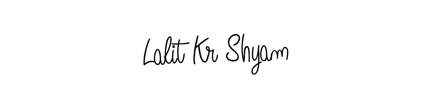 Also we have Lalit Kr Shyam name is the best signature style. Create professional handwritten signature collection using Angelique-Rose-font-FFP autograph style. Lalit Kr Shyam signature style 5 images and pictures png