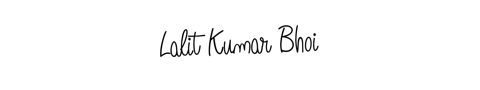 This is the best signature style for the Lalit Kumar Bhoi name. Also you like these signature font (Angelique-Rose-font-FFP). Mix name signature. Lalit Kumar Bhoi signature style 5 images and pictures png