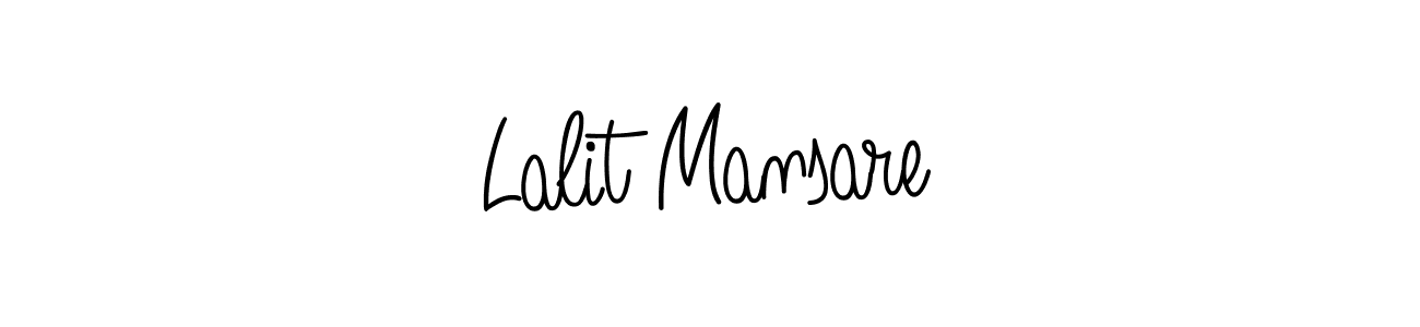 It looks lik you need a new signature style for name Lalit Mansare. Design unique handwritten (Angelique-Rose-font-FFP) signature with our free signature maker in just a few clicks. Lalit Mansare signature style 5 images and pictures png