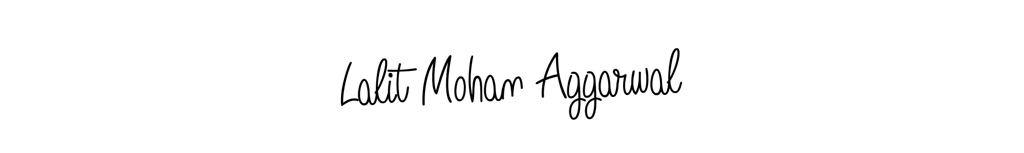 Design your own signature with our free online signature maker. With this signature software, you can create a handwritten (Angelique-Rose-font-FFP) signature for name Lalit Mohan Aggarwal. Lalit Mohan Aggarwal signature style 5 images and pictures png