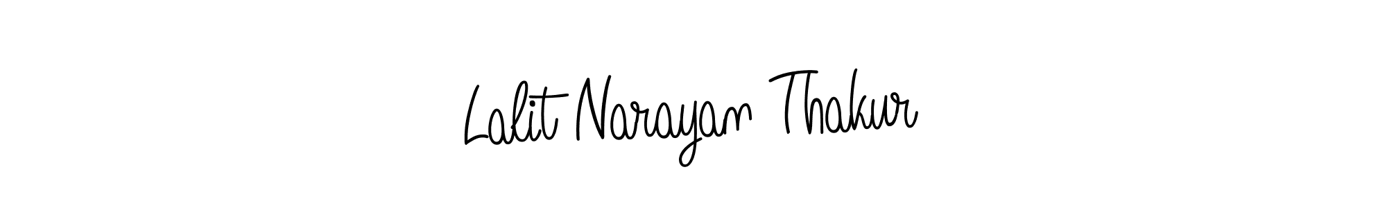 How to make Lalit Narayan Thakur name signature. Use Angelique-Rose-font-FFP style for creating short signs online. This is the latest handwritten sign. Lalit Narayan Thakur signature style 5 images and pictures png