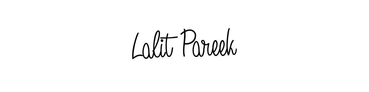 Use a signature maker to create a handwritten signature online. With this signature software, you can design (Angelique-Rose-font-FFP) your own signature for name Lalit Pareek. Lalit Pareek signature style 5 images and pictures png