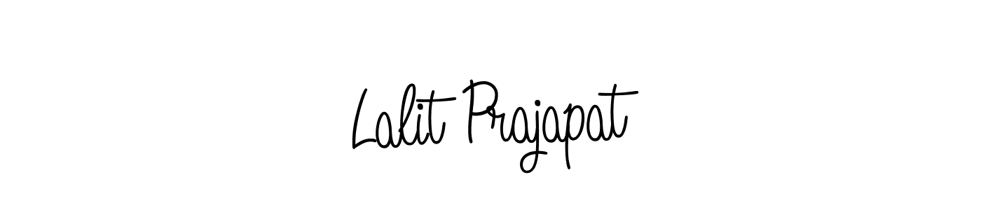 Use a signature maker to create a handwritten signature online. With this signature software, you can design (Angelique-Rose-font-FFP) your own signature for name Lalit Prajapat. Lalit Prajapat signature style 5 images and pictures png