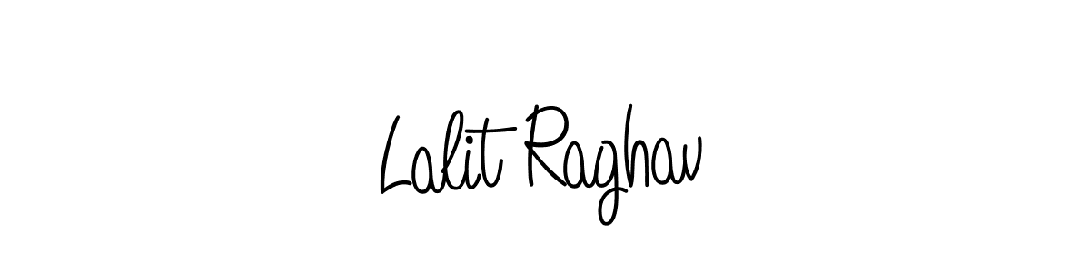 Design your own signature with our free online signature maker. With this signature software, you can create a handwritten (Angelique-Rose-font-FFP) signature for name Lalit Raghav. Lalit Raghav signature style 5 images and pictures png