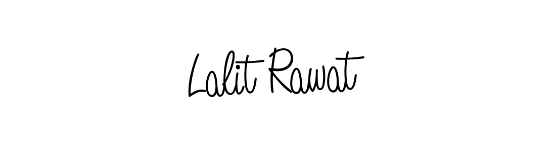 The best way (Angelique-Rose-font-FFP) to make a short signature is to pick only two or three words in your name. The name Lalit Rawat include a total of six letters. For converting this name. Lalit Rawat signature style 5 images and pictures png