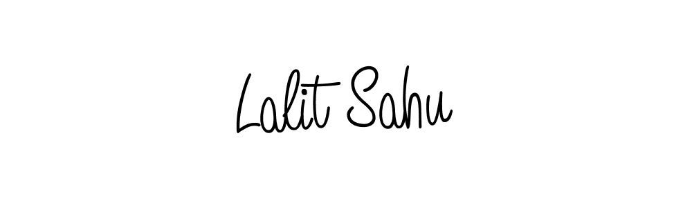 The best way (Angelique-Rose-font-FFP) to make a short signature is to pick only two or three words in your name. The name Lalit Sahu include a total of six letters. For converting this name. Lalit Sahu signature style 5 images and pictures png