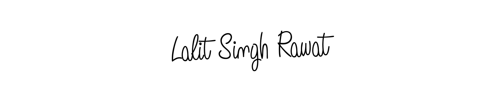 The best way (Angelique-Rose-font-FFP) to make a short signature is to pick only two or three words in your name. The name Lalit Singh Rawat include a total of six letters. For converting this name. Lalit Singh Rawat signature style 5 images and pictures png