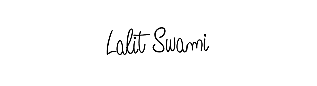 Design your own signature with our free online signature maker. With this signature software, you can create a handwritten (Angelique-Rose-font-FFP) signature for name Lalit Swami. Lalit Swami signature style 5 images and pictures png