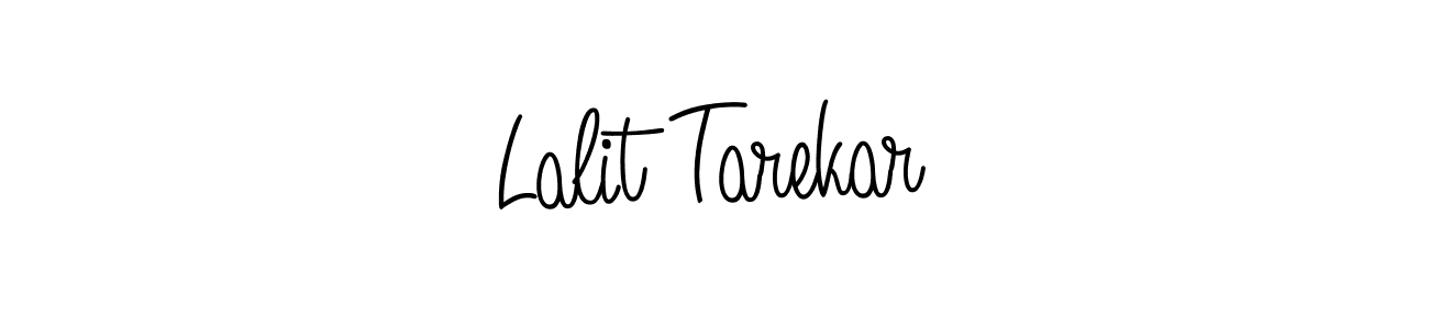 The best way (Angelique-Rose-font-FFP) to make a short signature is to pick only two or three words in your name. The name Lalit Tarekar include a total of six letters. For converting this name. Lalit Tarekar signature style 5 images and pictures png