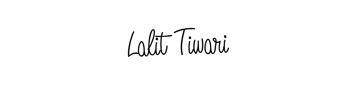 Create a beautiful signature design for name Lalit Tiwari. With this signature (Angelique-Rose-font-FFP) fonts, you can make a handwritten signature for free. Lalit Tiwari signature style 5 images and pictures png