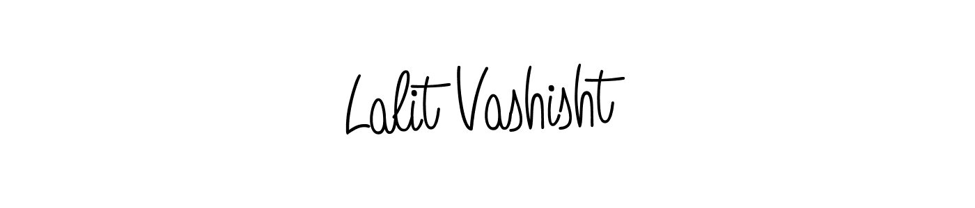 Make a beautiful signature design for name Lalit Vashisht. With this signature (Angelique-Rose-font-FFP) style, you can create a handwritten signature for free. Lalit Vashisht signature style 5 images and pictures png