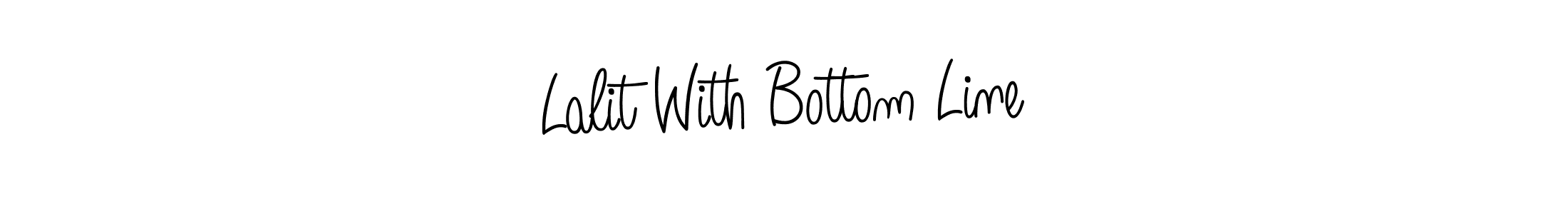 Make a beautiful signature design for name Lalit With Bottom Line. With this signature (Angelique-Rose-font-FFP) style, you can create a handwritten signature for free. Lalit With Bottom Line signature style 5 images and pictures png