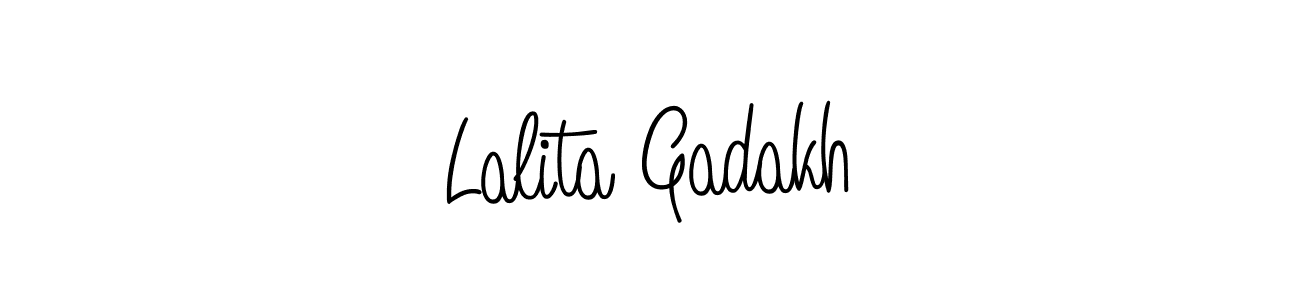 Make a short Lalita Gadakh signature style. Manage your documents anywhere anytime using Angelique-Rose-font-FFP. Create and add eSignatures, submit forms, share and send files easily. Lalita Gadakh signature style 5 images and pictures png