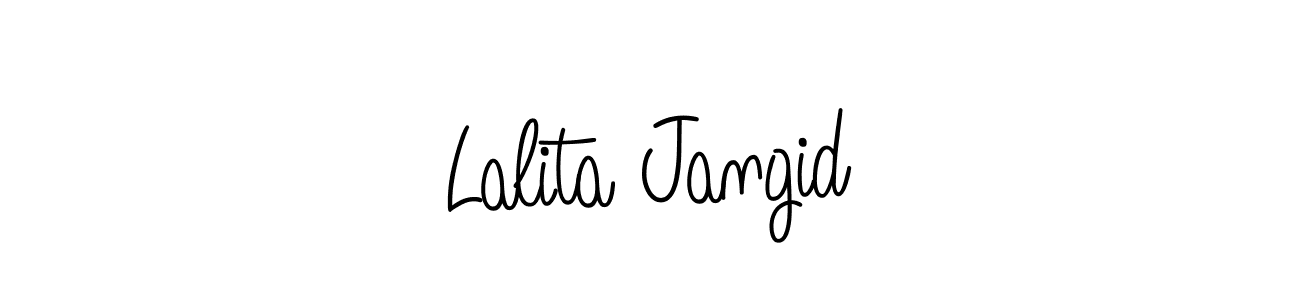 Best and Professional Signature Style for Lalita Jangid. Angelique-Rose-font-FFP Best Signature Style Collection. Lalita Jangid signature style 5 images and pictures png