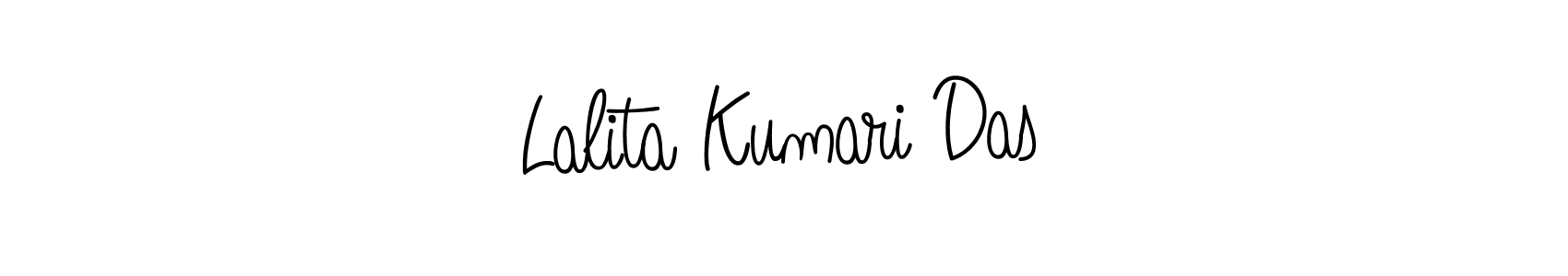 Use a signature maker to create a handwritten signature online. With this signature software, you can design (Angelique-Rose-font-FFP) your own signature for name Lalita Kumari Das. Lalita Kumari Das signature style 5 images and pictures png