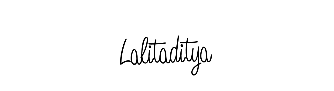 Also we have Lalitaditya name is the best signature style. Create professional handwritten signature collection using Angelique-Rose-font-FFP autograph style. Lalitaditya signature style 5 images and pictures png